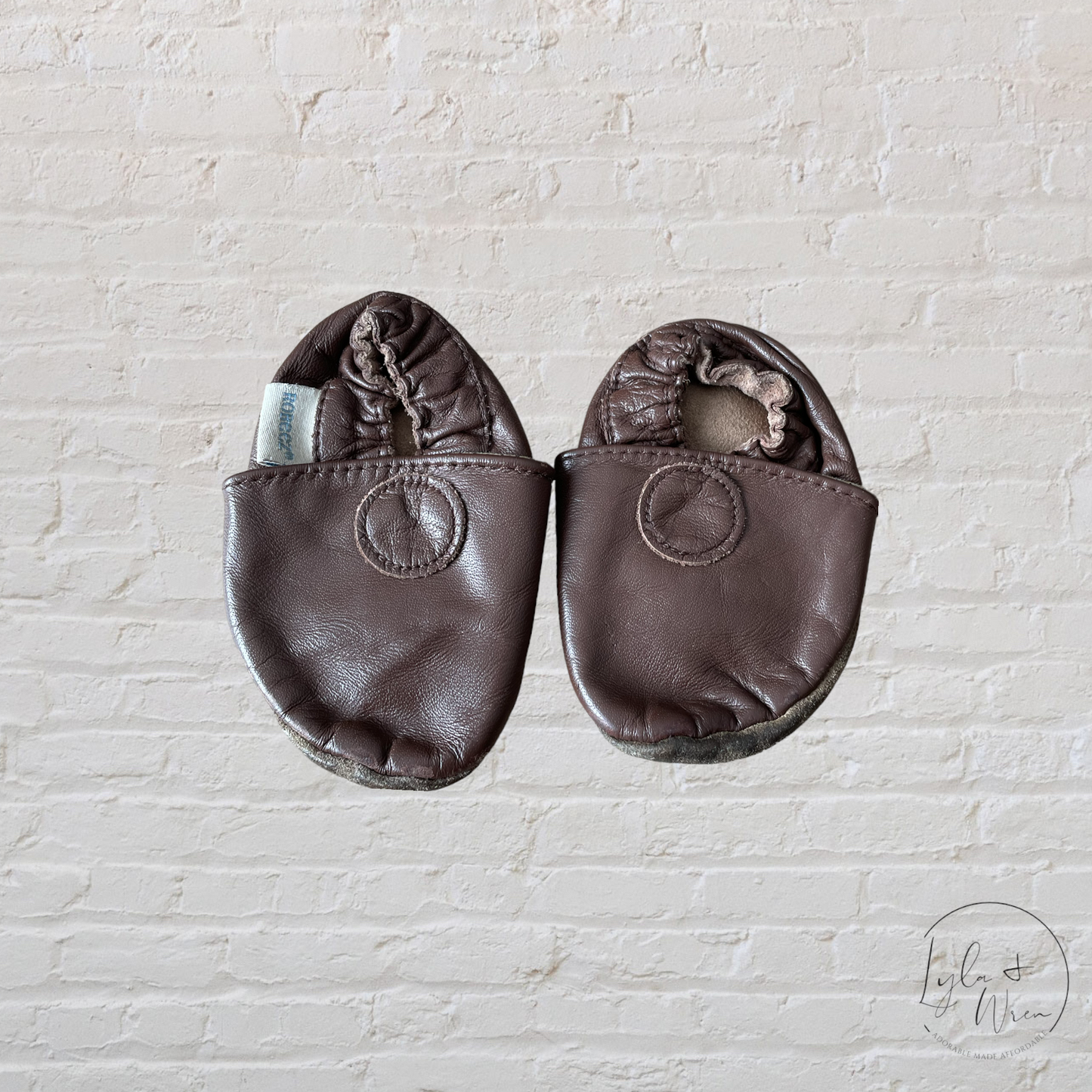 Robeez Soft Sole Leather Shoes | 0-6 M