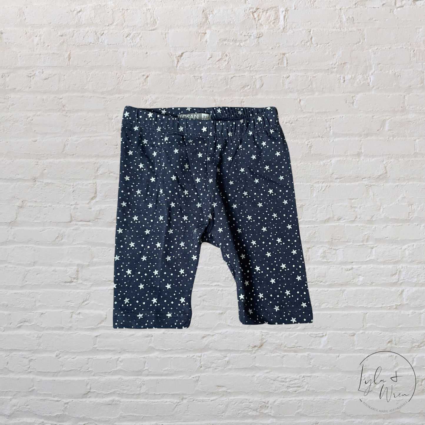 Losan Star Print Pants | 3-6 M