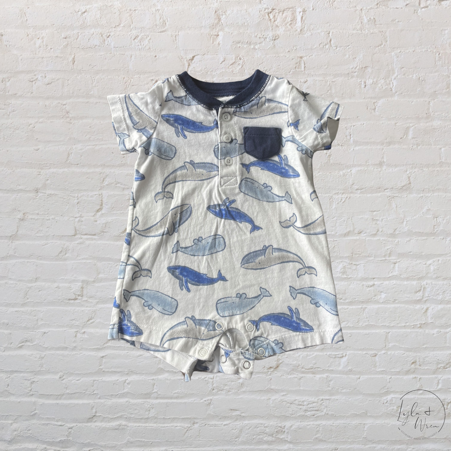 Carter’s Whale Romper | 3 M