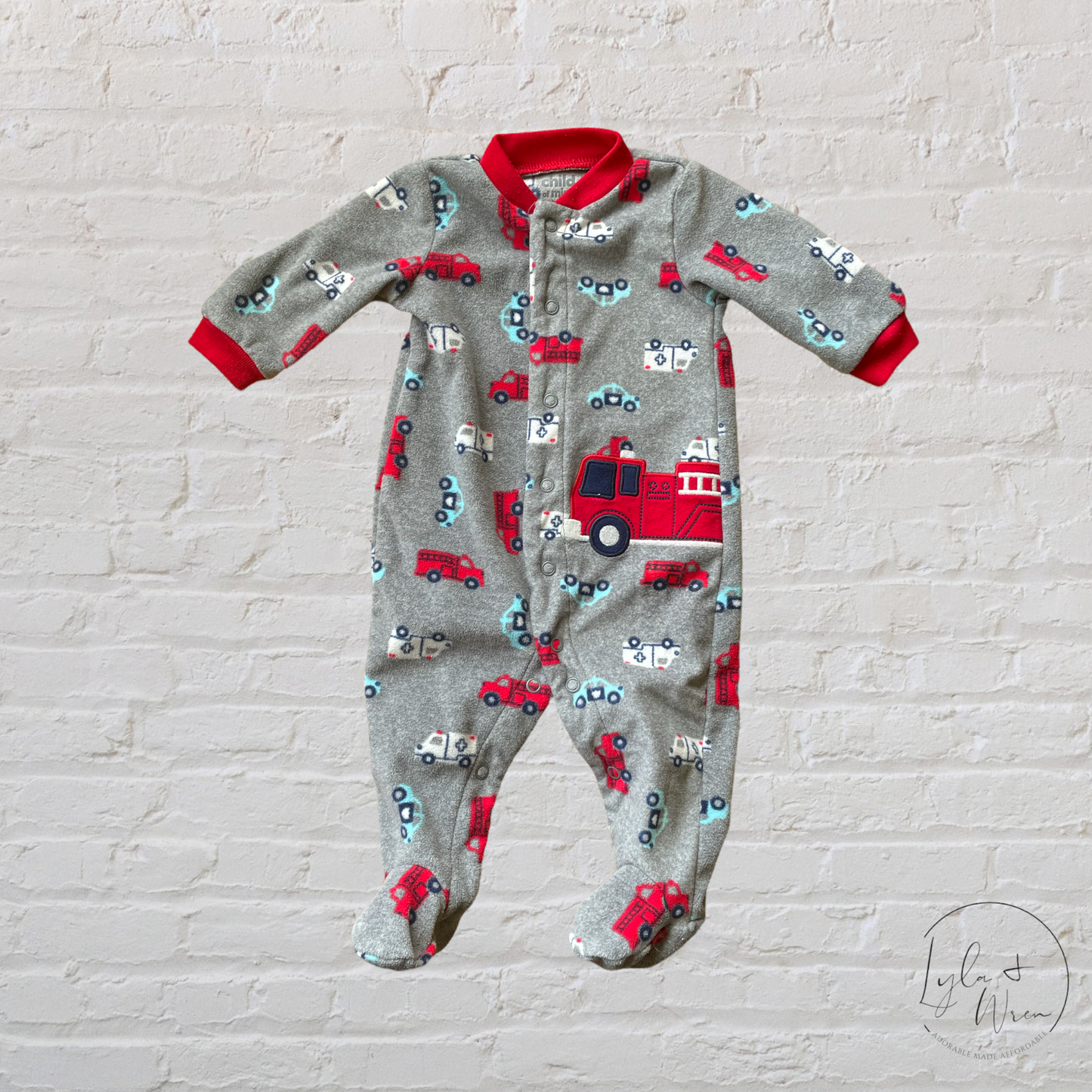 First Responder Fleece Sleeper | 0-3 M