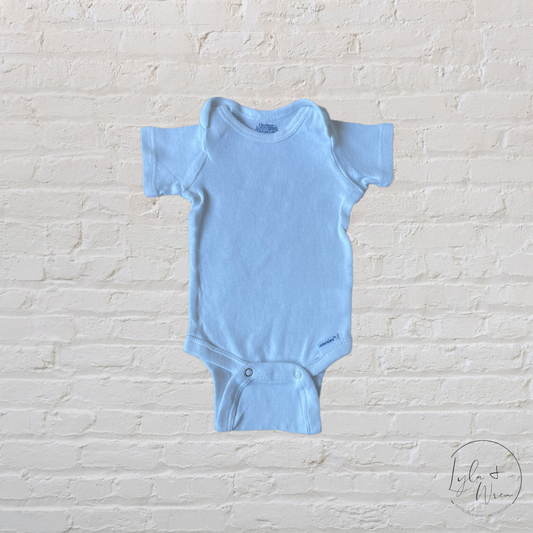 Gerber Baby White Bodysuit | 0-3 M