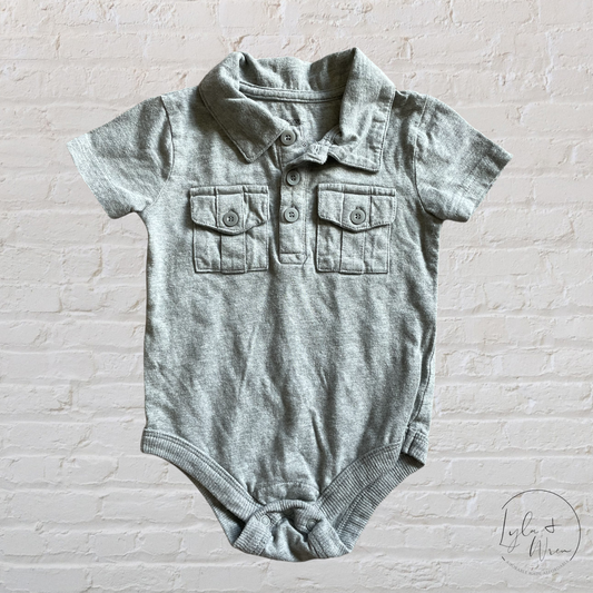 George Short Sleeve Bodysuit | 3-6 M