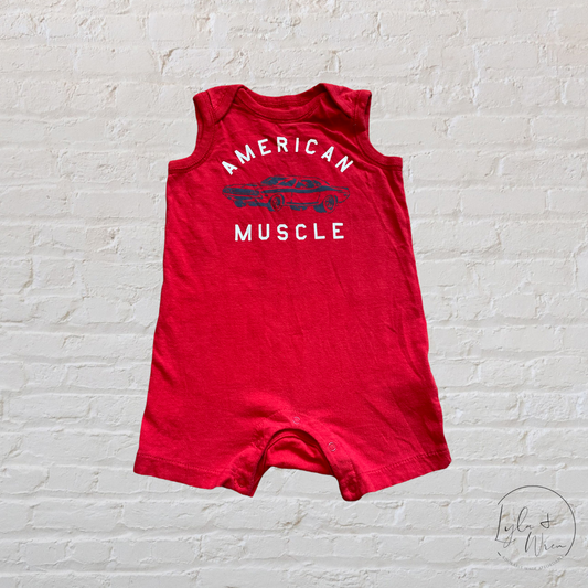 American Muscle Romper | 6-12 M