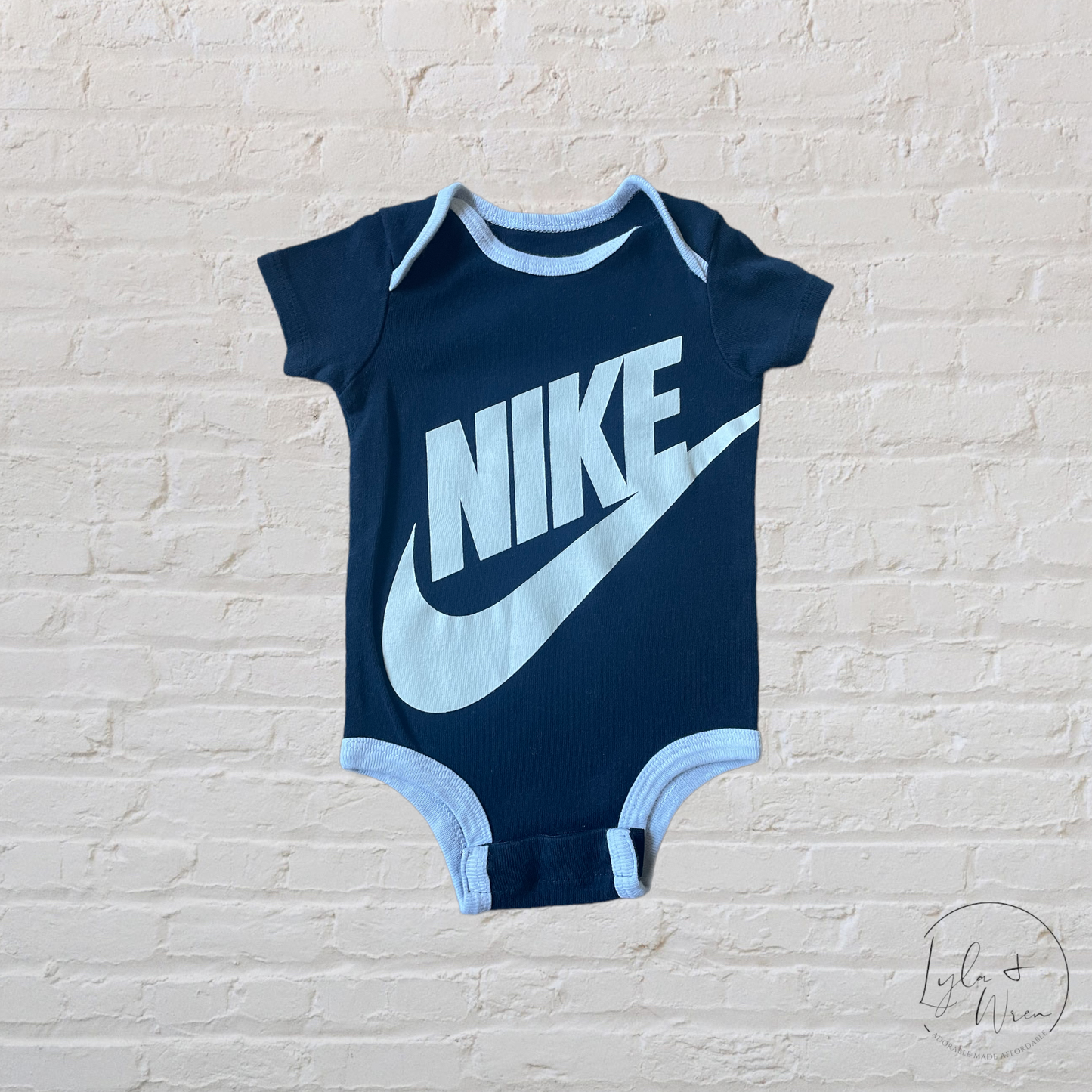 Nike Navy Blue Bodysuit | 0-6 M