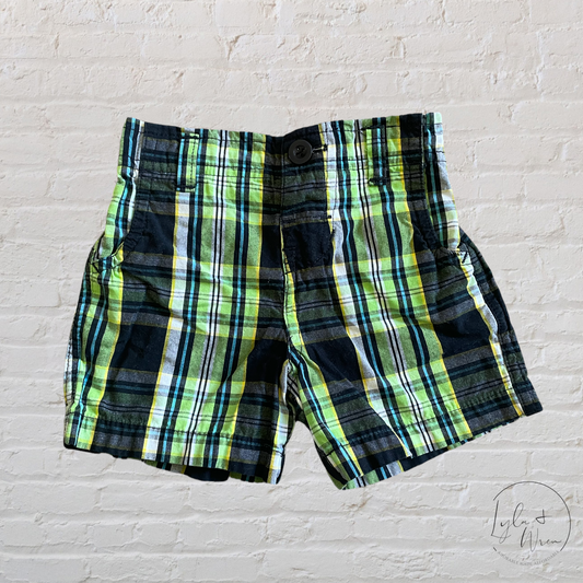 Green Plaid Shorts | 6 M