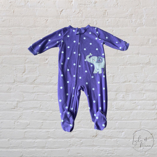 Carters Elephant Fleece Sleeper | 9 M