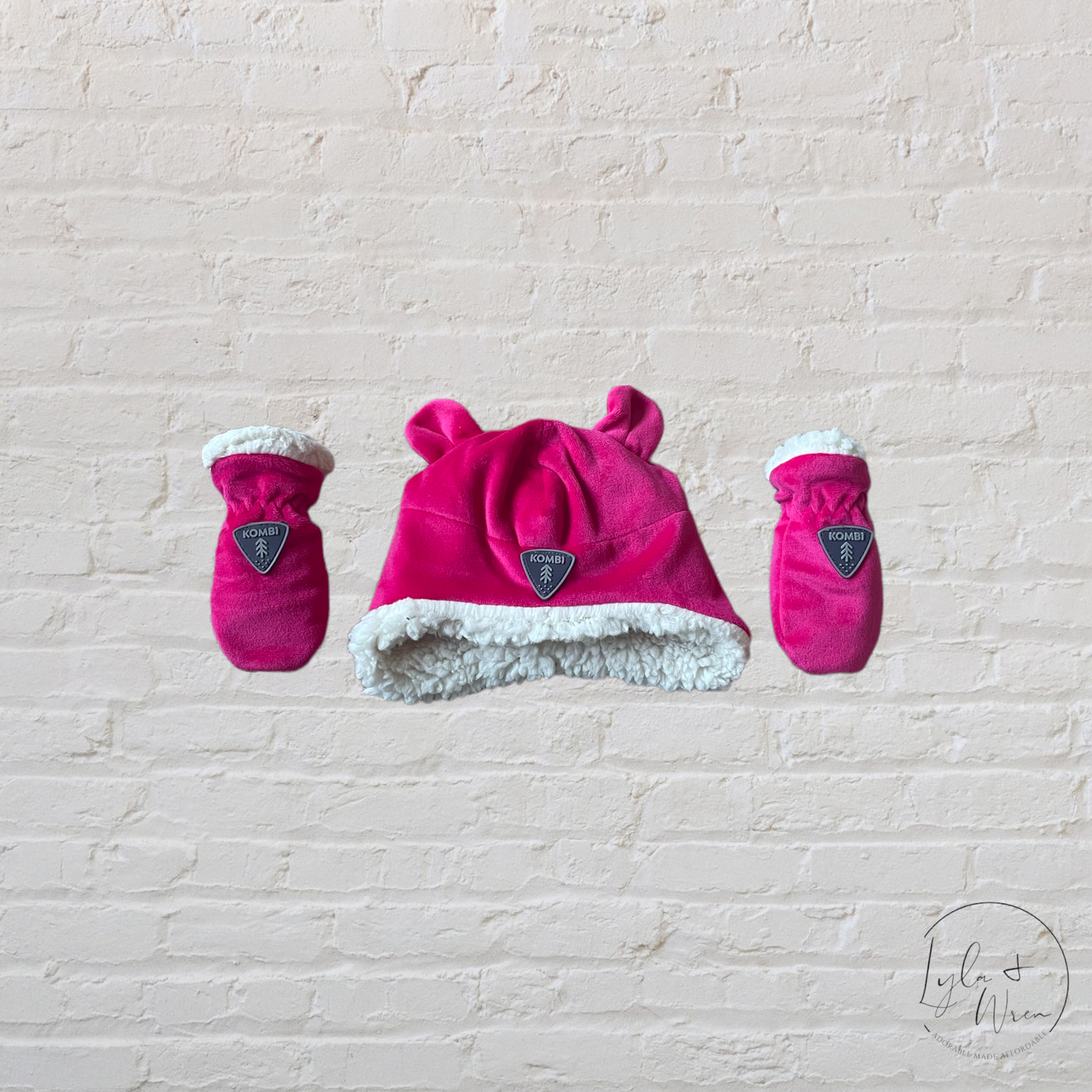 Kombi Sherpa Toque and Mittens Set | 0-3 M