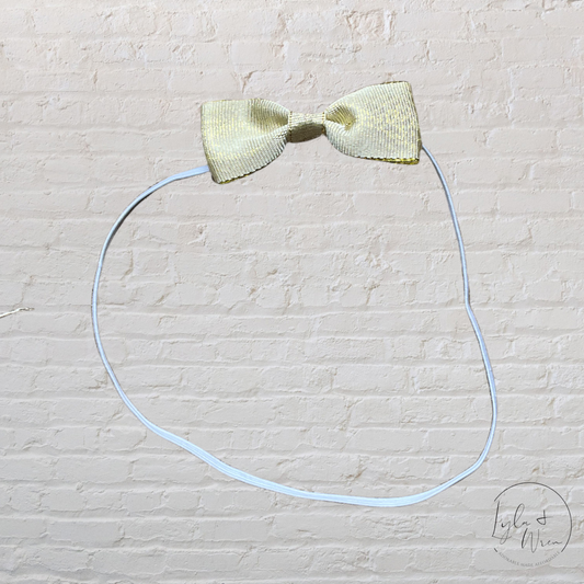 Gold Bow Headband