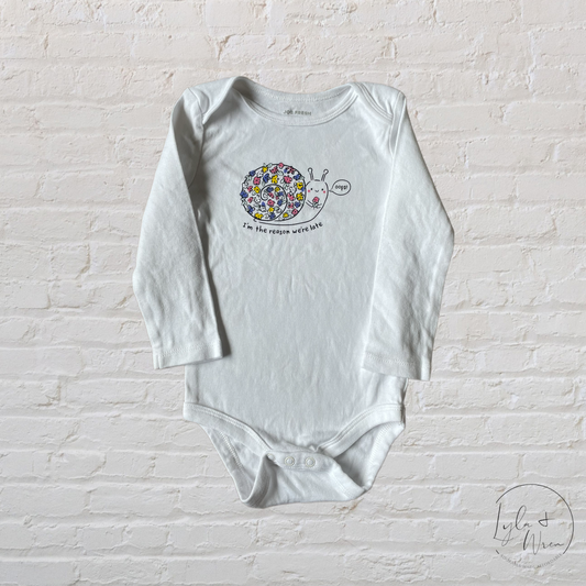 “I’m The Reason We’re Late” Bodysuit | 12-18 M