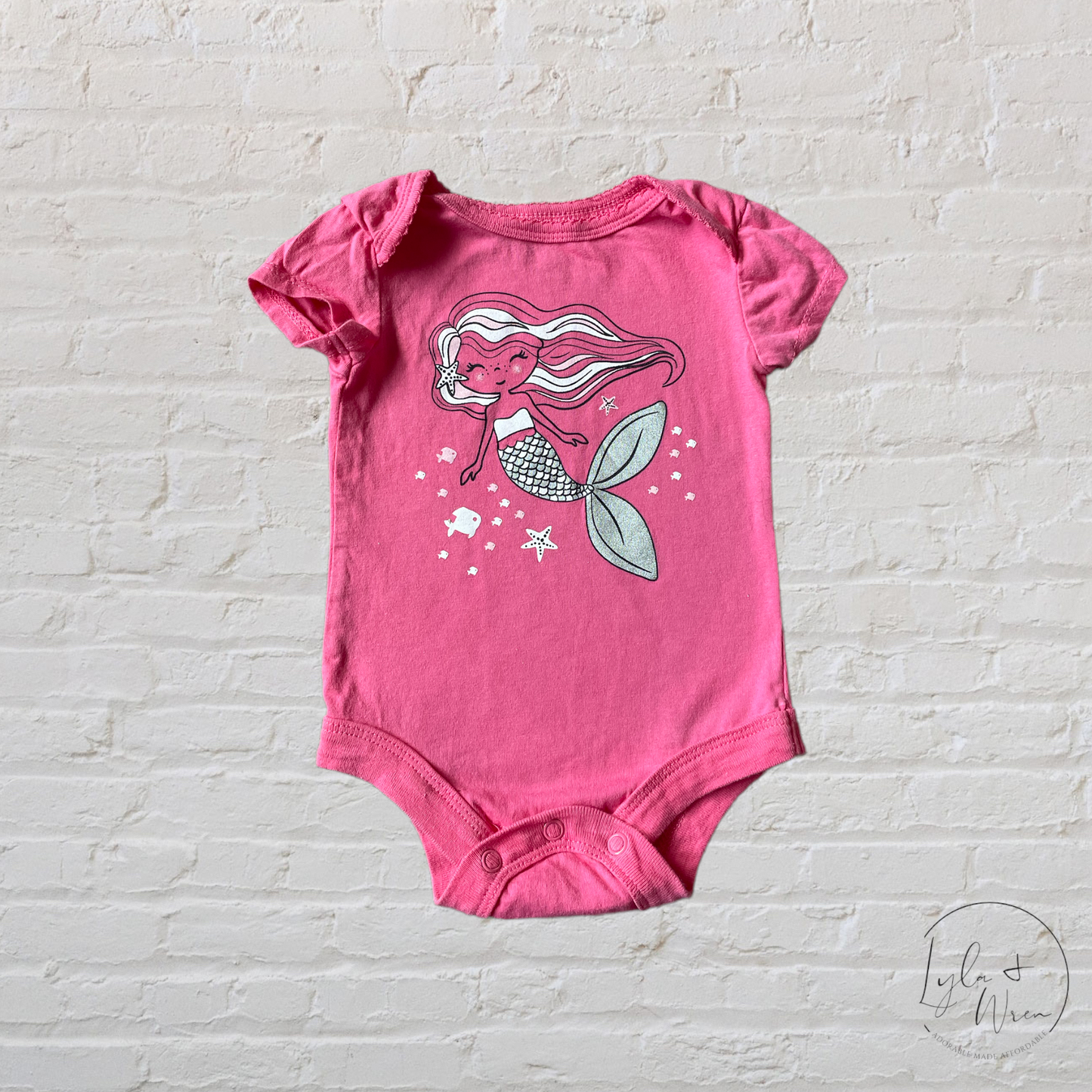 Mermaid Bodysuit | 0-3 M